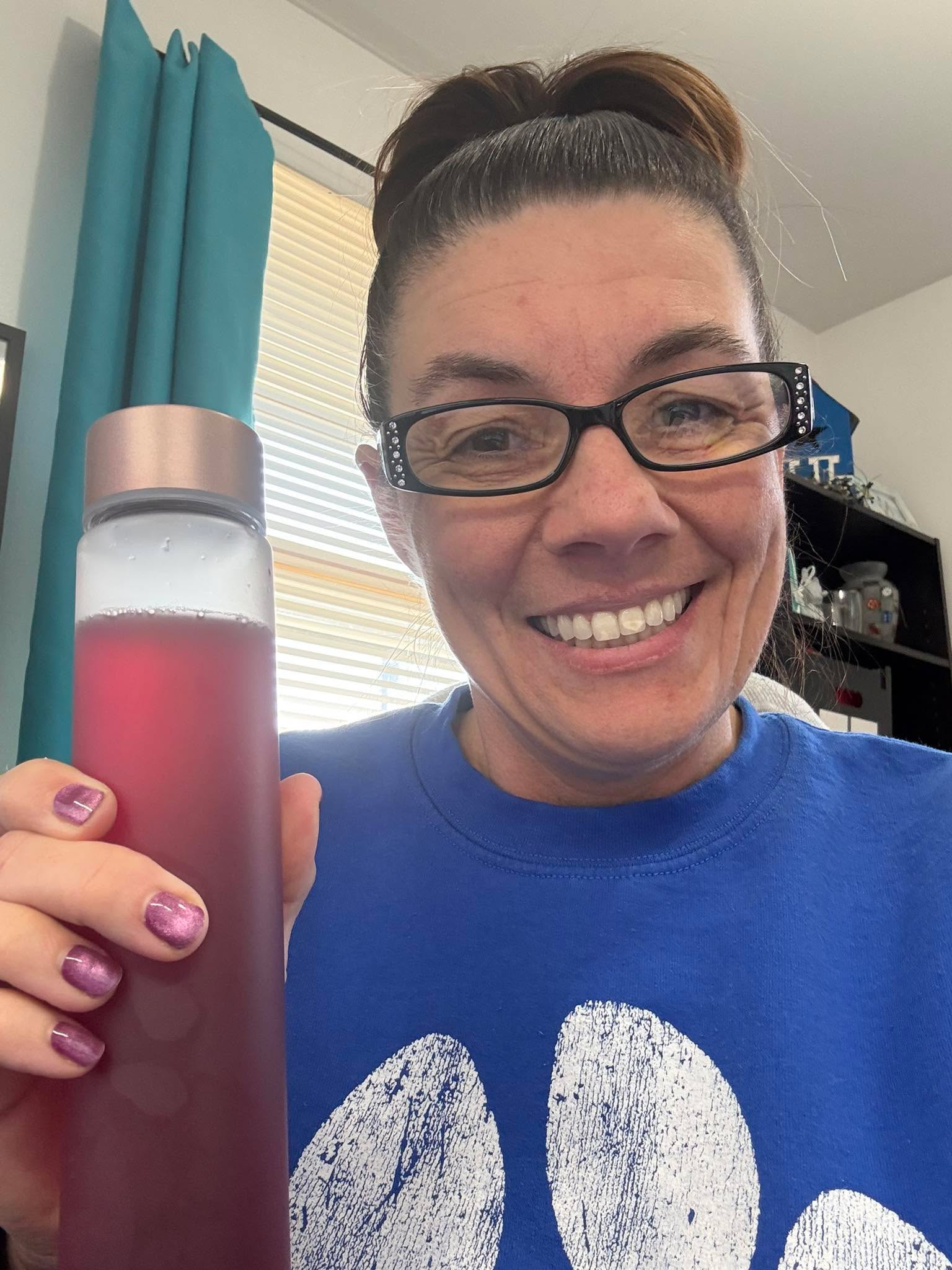 Huge shoutout to Kari Boyd for introducing me to these amazing gut health products!

Since starting, I’ve noticed the kind of changes you hope for but don’t always expect:
 • Sleeping better
 • More energy
 • Tummy issues? Totally improving (and if you know, you know… right?! 💩😂)
 • AND… I’ve lost 8 pounds!

But the biggest win? That sugar monster that used to scream “EAT ALL THE THINGS!”—yeah, she’s quiet now. I’m finally able to make healthy food choices without feeling deprived, and it feels SO good.

I truly feel better now than I have in years. That alone is worth everything.

I get it… maybe you’re skeptical. I was too! But I trusted Kari, and I’m so glad I did. She’s been there every step of the way, cheering me on and pouring into me.

If you’re even thinking about trying this, message me or drop a comment. I’ll connect you with Kari—because everyone deserves to feel this good.